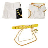 KPop Demon Hunters(2025) Huntrix Rumi Tenue Blanche et Noire Cosplay Costume