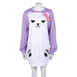 KPop Demon Hunters(2025) Mira Pyjama Violet et Blanc Cosplay Costume