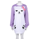 KPop Demon Hunters(2025) Mira Pyjama Violet et Blanc Cosplay Costume