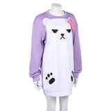 KPop Demon Hunters(2025) Mira Pyjama Violet et Blanc Cosplay Costume
