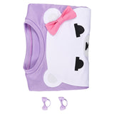 KPop Demon Hunters(2025) Mira Pyjama Violet et Blanc Cosplay Costume