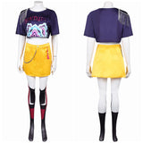 KPop Demon Hunters(2025) Mira Tenue Bleue et Jaune Cosplay Costume