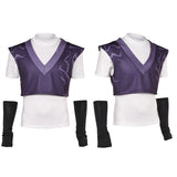 Kpop Demon Hunters(2025) Mystery Saja Gilet Violet Haut Blanc Cosplay Costume