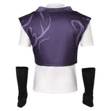 Kpop Demon Hunters(2025) Mystery Saja Gilet Violet Haut Blanc Cosplay Costume