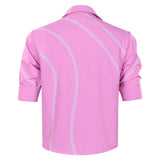 Kpop Demon Hunters(2025) Romance Chemise+Haut Rose Cosplay Costume