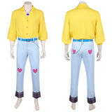 Kpop Demon Hunters(2025) Romance Saja Tenue de Chemise Jaune Cosplay Costume