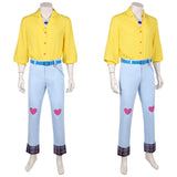 Kpop Demon Hunters(2025) Romance Saja Tenue de Chemise Jaune Cosplay Costume