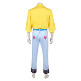 Kpop Demon Hunters(2025) Romance Saja Tenue de Chemise Jaune Cosplay Costume