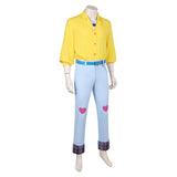 Kpop Demon Hunters(2025) Romance Saja Tenue de Chemise Jaune Cosplay Costume