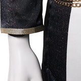 KPop Demon Hunters(2025) Rumi Golden Tenue Noire et Blanche Cosplay Costume