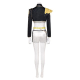 KPop Demon Hunters(2025) Rumi Golden Tenue Noire et Blanche Cosplay Costume
