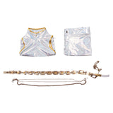 KPop Demon Hunters(2025) Rumi Tenue Blanche de Scène Cosplay Costume