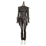 Kpop Demon Hunters(2025) Rumi Tenue Noire en Cuir Cosplay Costume