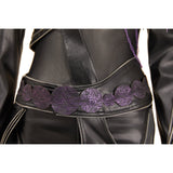 Kpop Demon Hunters(2025) Rumi Tenue Noire en Cuir Cosplay Costume