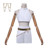 KPop Demon Hunters(2025) Rumi What It Sounds Like Tenue Blanche Cosplay Costume