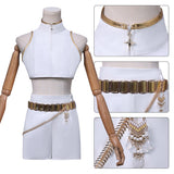 KPop Demon Hunters(2025) Rumi What It Sounds Like Tenue Blanche Cosplay Costume