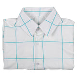 KPop Demon Hunters(2025) Saja Boys Jinu Chemise Blanche à Carreaux Bleus Cosplay Costume