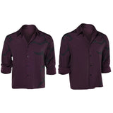 KPop Demon Hunters(2025) Saja Boys Jinu Chemise Imprimée Noire et Violette Cosplay Costume