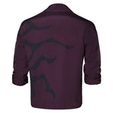 KPop Demon Hunters(2025) Saja Boys Jinu Chemise Imprimée Noire et Violette Cosplay Costume