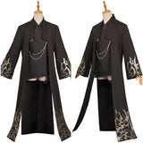 KPop Demon Hunters(2025) Saja Boys Jinu Saja Haut+Veste Noire Cosplay Costume