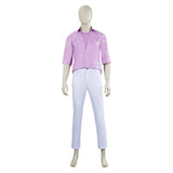 KPop Demon Hunters(2025) Saja Boys Jinu Tenue de Chemise Rose Cosplay Costume