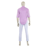 KPop Demon Hunters(2025) Saja Boys Jinu Tenue de Chemise Rose Cosplay Costume