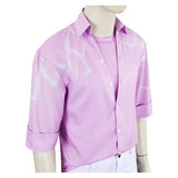 KPop Demon Hunters(2025) Saja Boys Jinu Tenue de Chemise Rose Cosplay Costume