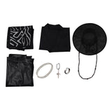 KPop Demon Hunters(2025) Saja Boys Jinu Tenue Noire Cosplay Costume