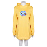 KPop Demon Hunters(2025) Zoey Sweat-shirt à Capuche Jaune Cosplay Costume