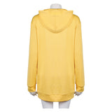 KPop Demon Hunters(2025) Zoey Sweat-shirt à Capuche Jaune Cosplay Costume