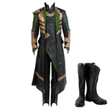 Thor 2 : Le Monde des ténèbres Loki Uniform Cosplay Costume Halloween