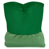 La Belle et la Bête Claudette Robe Verte Cosplay Costume