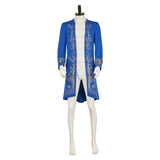 La Belle et la Bête Prince Veste Bleue Cosplay Costume