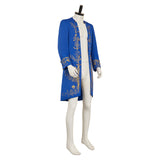 La Belle et la Bête Prince Veste Bleue Cosplay Costume