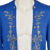 La Belle et la Bête Prince Veste Bleue Cosplay Costume