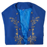 La Belle et la Bête Prince Veste Bleue Cosplay Costume