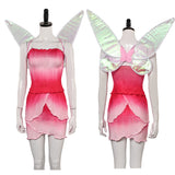 La Fée Clochette Rosélia Tenue Rose Cosplay Costume