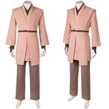 La Guerre des Étoiles Obi-Wan Kenobi Tenue Marrone Claire Cosplay Costume