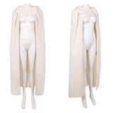 La Guerre des Étoiles Padme Amidala Naberrie Cape Blanche à Capuche Cosplay Costume