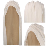 La Guerre des Étoiles Padme Amidala Naberrie Cape Blanche Cosplay Costume