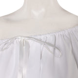 La Guerre des Étoiles Padme Amidala Naberrie Pyjama Robe Blanche Cosplay Costume