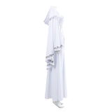 La Guerre des Étoiles Padme Amidala Naberrie Robe Blanche Cosplay Costume