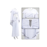 La Guerre des Étoiles Padme Amidala Naberrie Robe Blanche Cosplay Costume