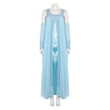 La Guerre des Étoiles Padme Amidala Naberrie Robe Bleue Cosplay Costume