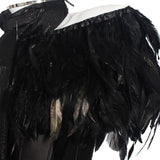 La Guerre des Étoiles Padme Amidala Naberrie Robe de Cour Noire Cosplay Costume