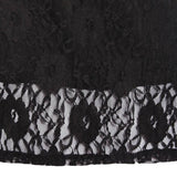 La Guerre des Étoiles Padme Amidala Naberrie Robe de Cour Noire Cosplay Costume