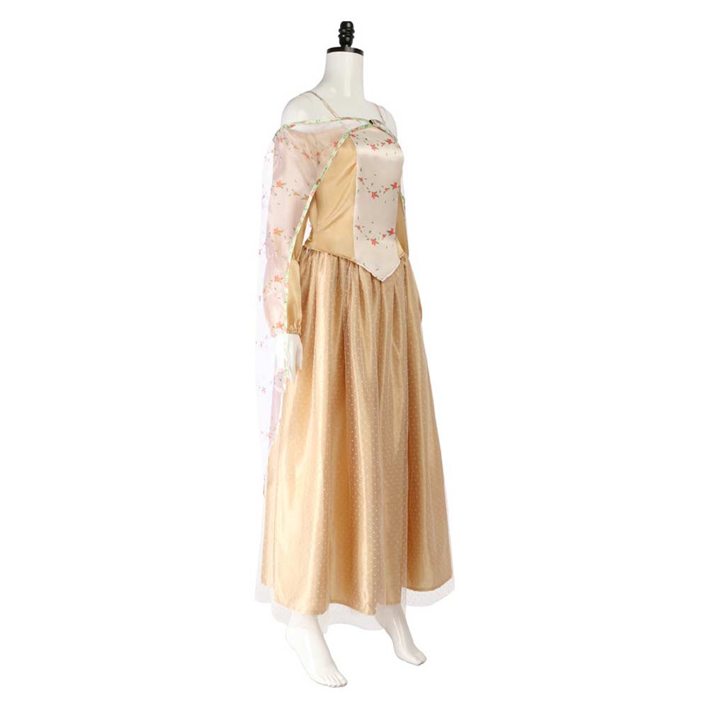 Costume Padmé Amidala Star Wars - Jupe, Robe, Bandeau Et Bouchons - Neuf