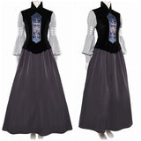La Guerre des Étoiles Padme Amidala Naberrie Robe Noire Cosplay Costume