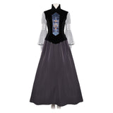 La Guerre des Étoiles Padme Amidala Naberrie Robe Noire Cosplay Costume