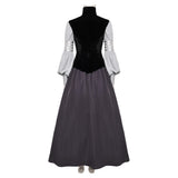 La Guerre des Étoiles Padme Amidala Naberrie Robe Noire Cosplay Costume